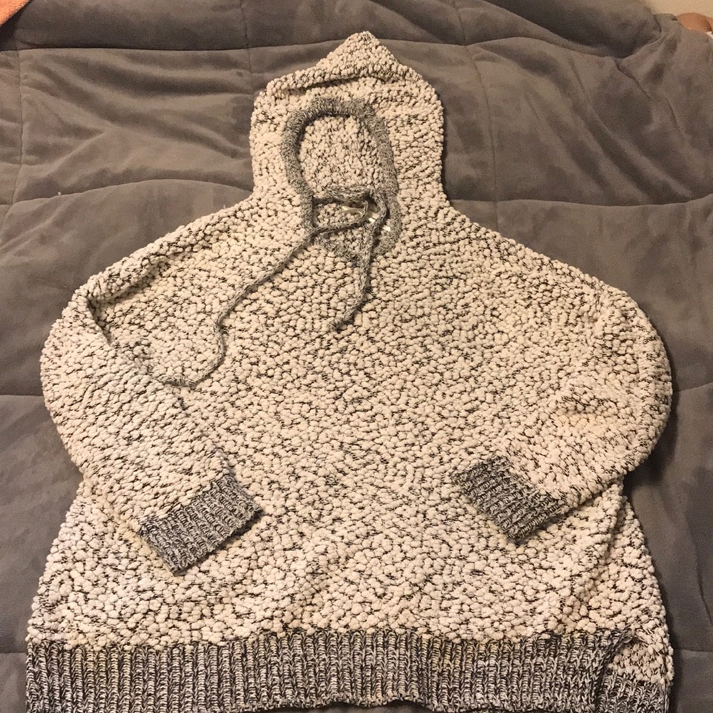 Cable knitted sweatshirt S/M